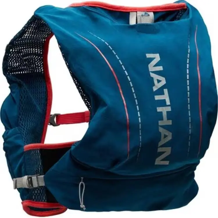 NATHAN Trail Running Hydration Pack Nylon Polyester Ocean Blue/hibiscus Flowers-3