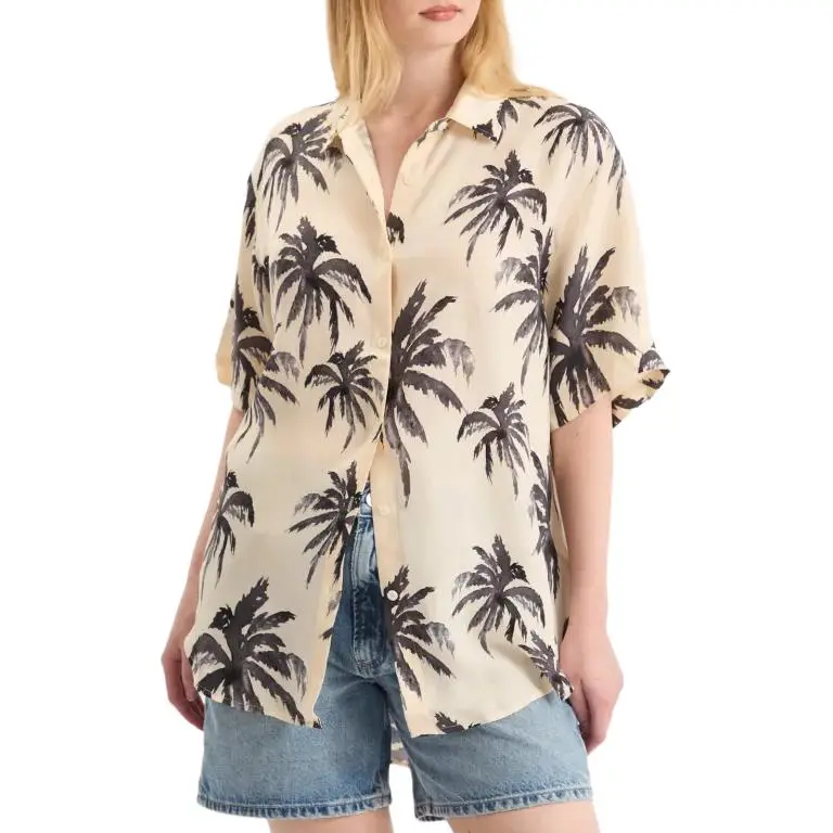 Vetements Shirts Women's Black Palm-1