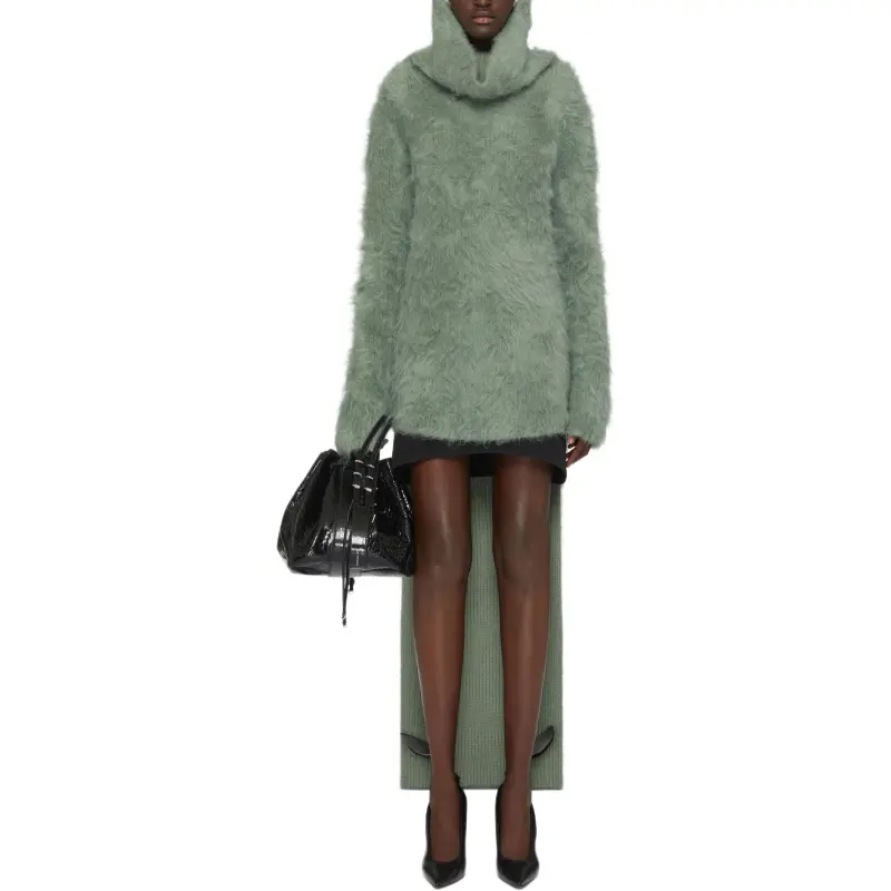 GIVENCHY FW24 Sweater Women's Gray Green-1