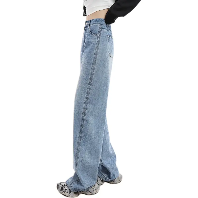 Weixi Jeans Women's Jade Sea Blue-3