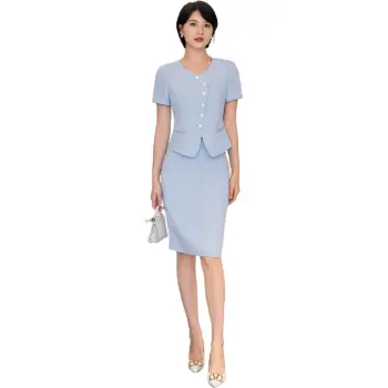 ONE SHALLOW Business Suits Women's Blue