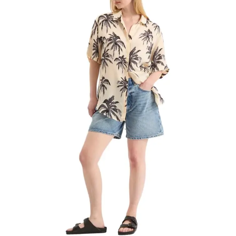 Vetements Shirts Women's Black Palm-3