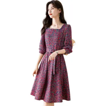 Mylan Long Sleeved Dress Women's Magenta