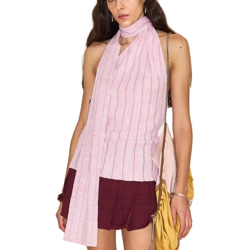 PALAVAS Tank Tops Women's Pink Purple-3