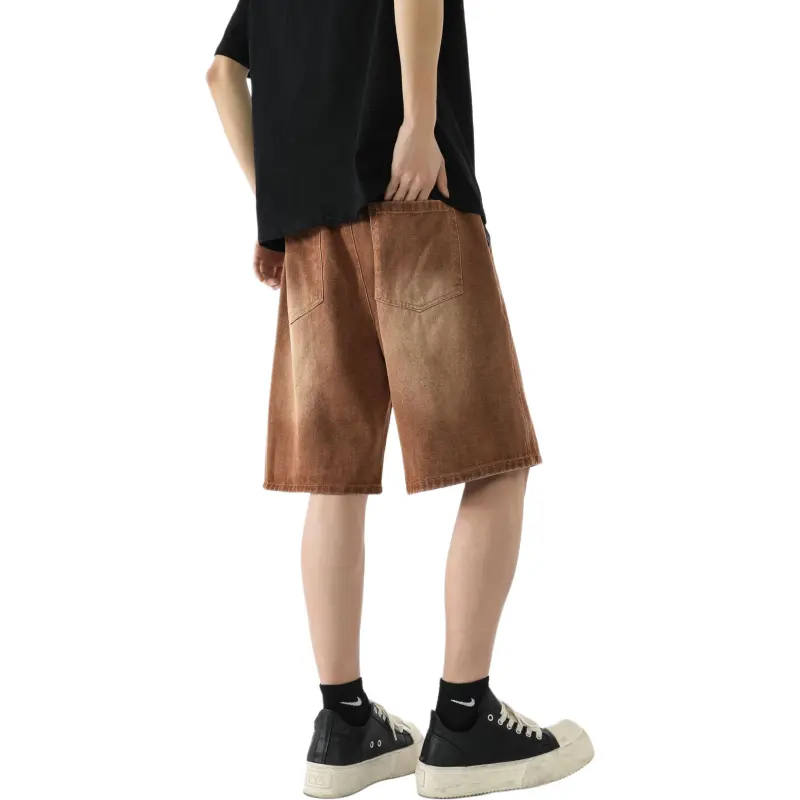 SAME FLOW Denim Shorts Unisex-11