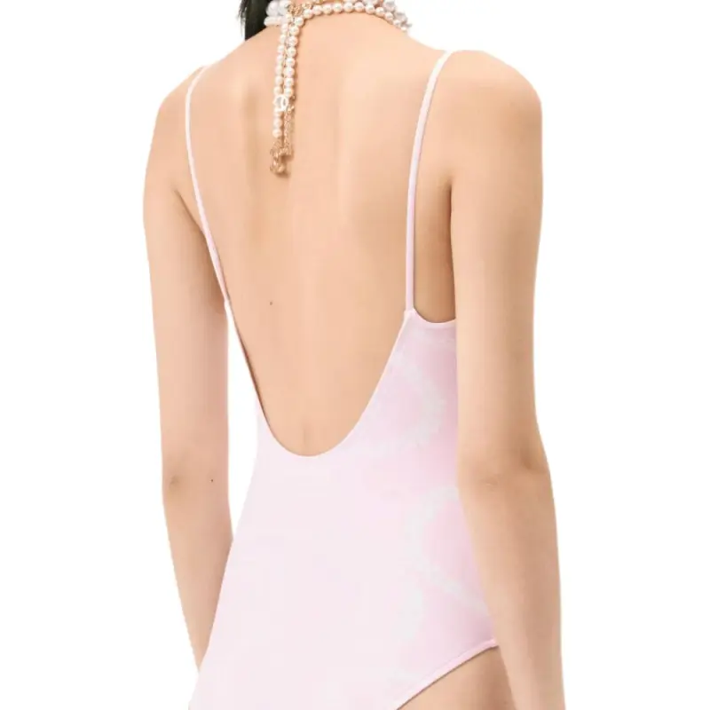 CHANEL One piece Swimsuit Women's Pink-2