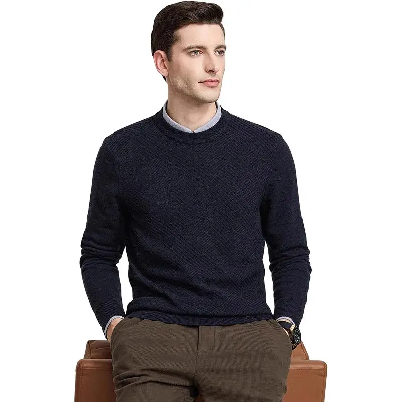 FIRS Knitwear Men Navy Blue-2