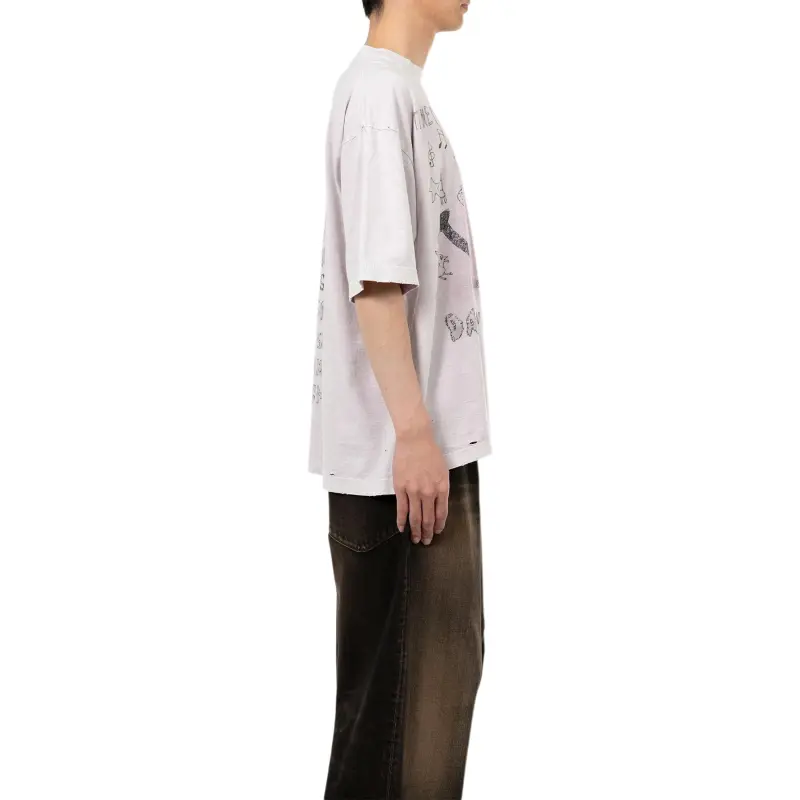 Maison Mihara Yasuhiro Bleached T Shirt-4