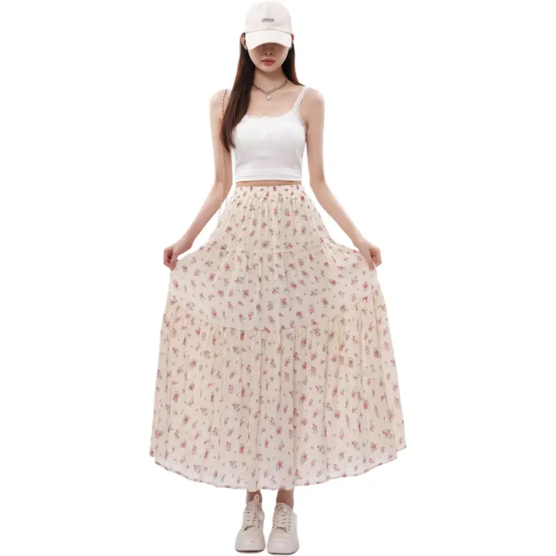 Mu Xiao Xin Casual Long Skirt Women's-3