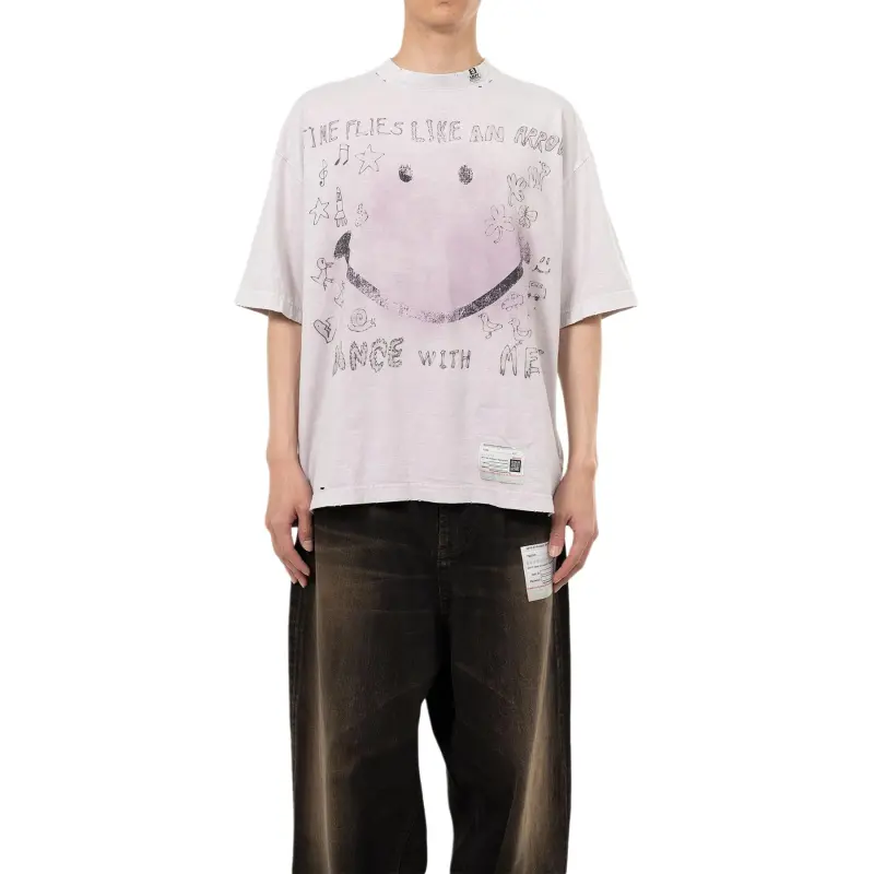 Maison Mihara Yasuhiro Bleached T Shirt-2