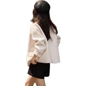 Mo Han Yi Mei Coat Women's Pearl White