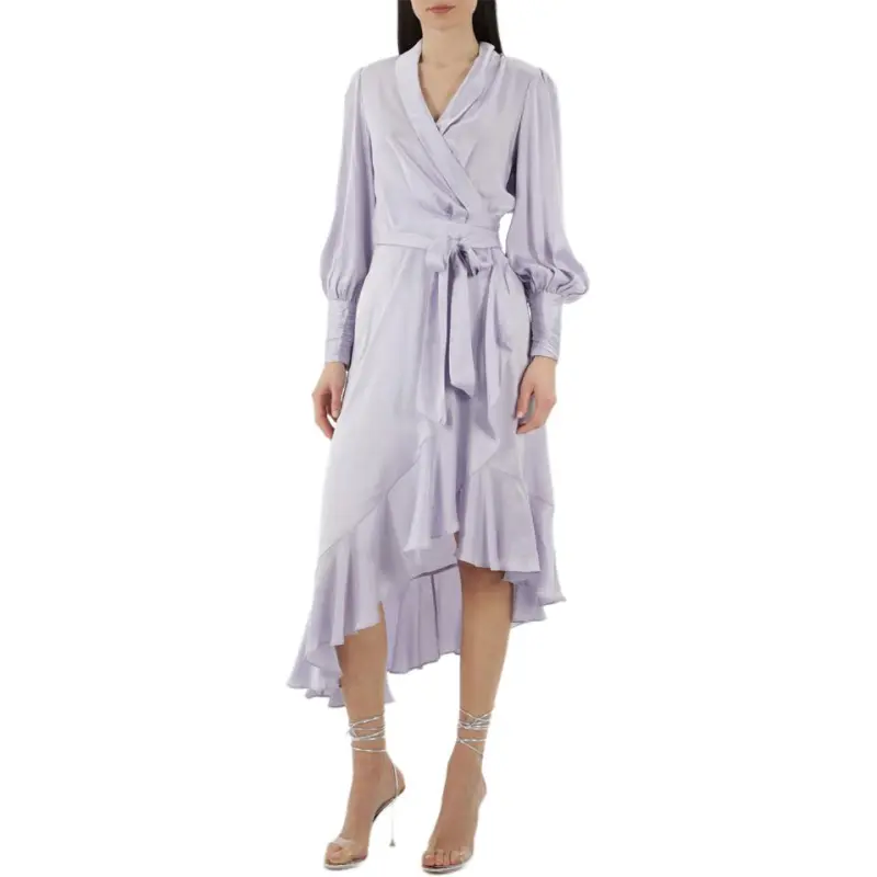 Zimmermann Long Sleeved Dresses Women's Purple-3