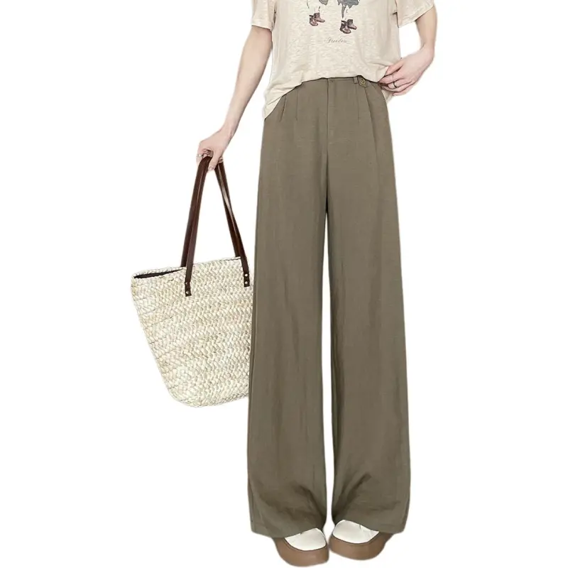 Weixi Casual Pants Women's Khaki-5