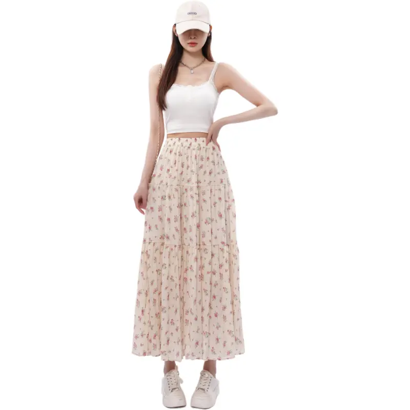 Mu Xiao Xin Casual Long Skirt Women's-1