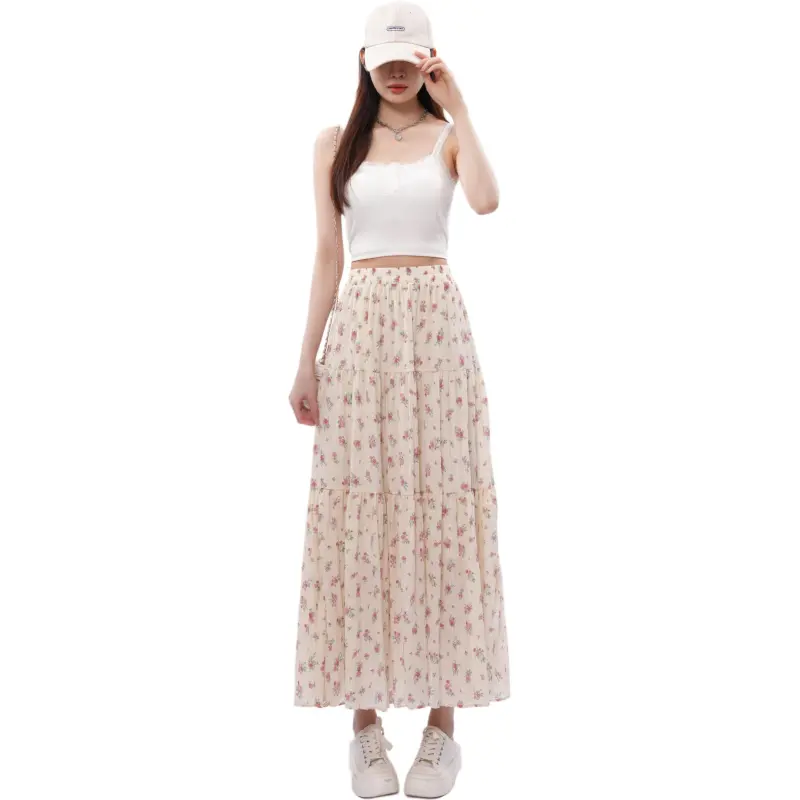Mu Xiao Xin Casual Long Skirt Women's-2