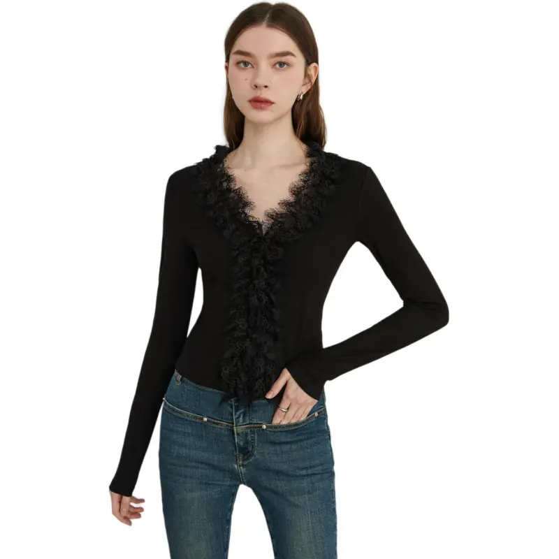 DPLAY Knitwear Women's Classic Black-1
