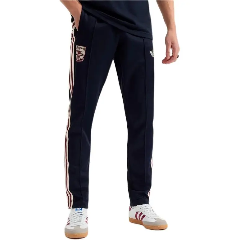 Adidas Originals x ASENNA,LIANMINGKUAN ADICOLOR SS25 Sports Pants Men's Blue-1
