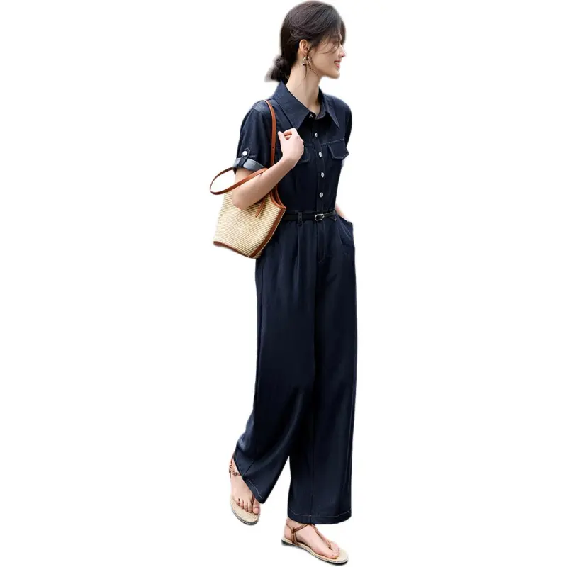 XWI Jumpsuit Women's Denim Blue-2