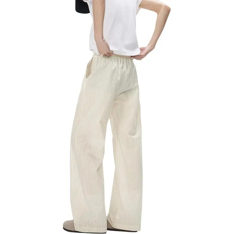 KONZEN· Casual Pants Unisex Apricot-1