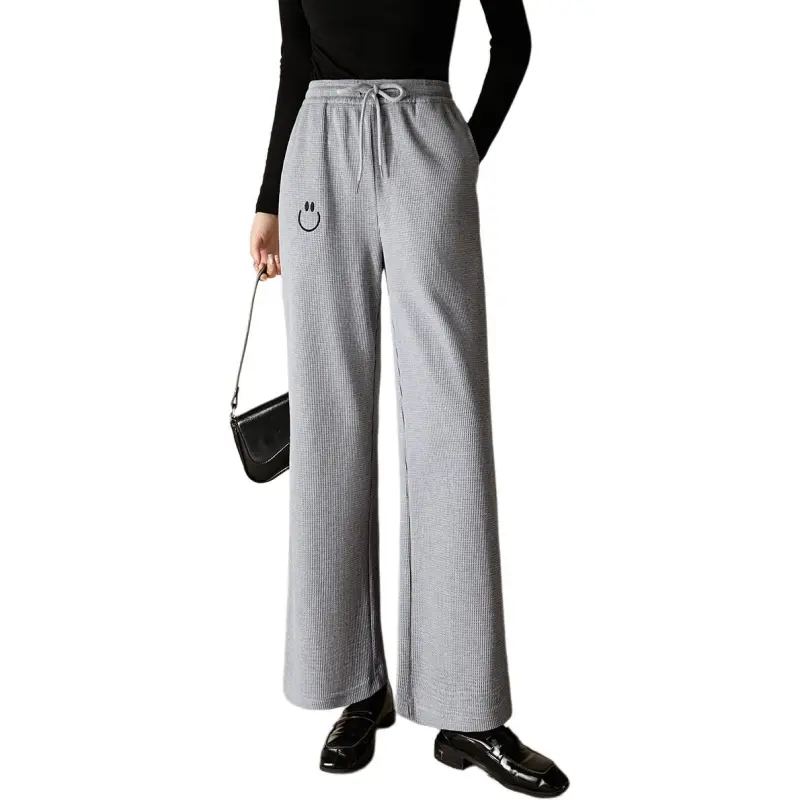 Mo Han Yi Mei Casual Pants Women's Heather Gray-2