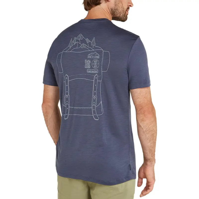 Icebreaker Merino 150 Tech Lite T Shirt Men's Graphite Gray-2
