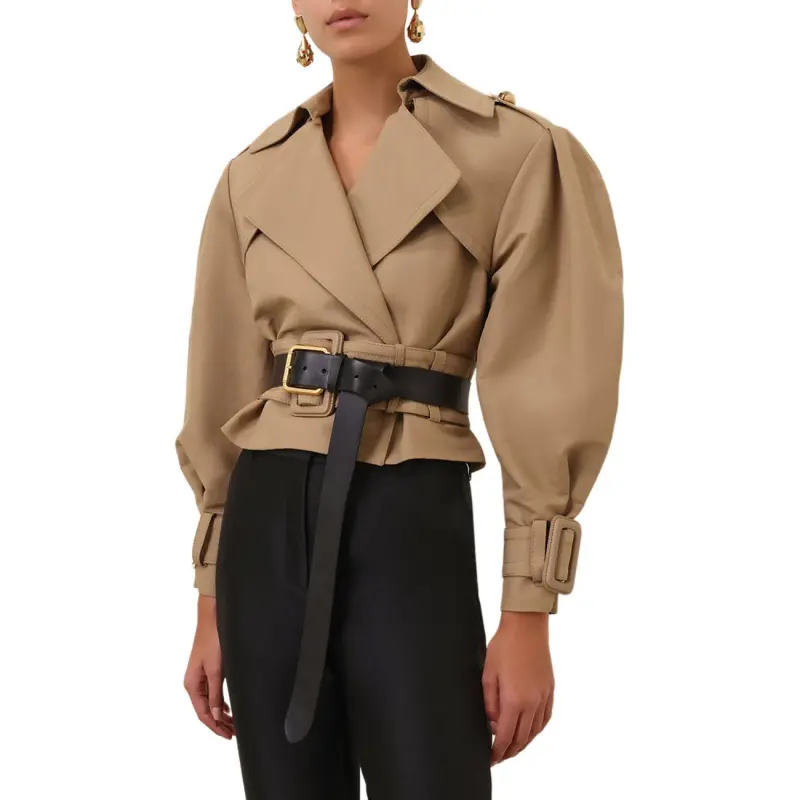 Zimmermann SS25 Trench Coat Women's Khaki-1