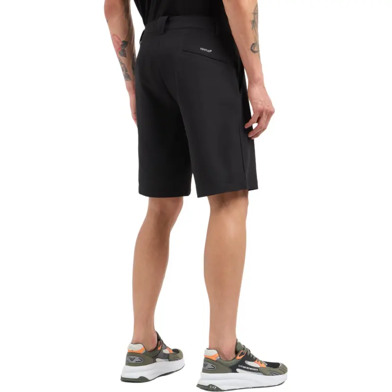 EMPORIO ARMANI EA7 Golf Pro Collection SS25 Casual Shorts Men's Black-2