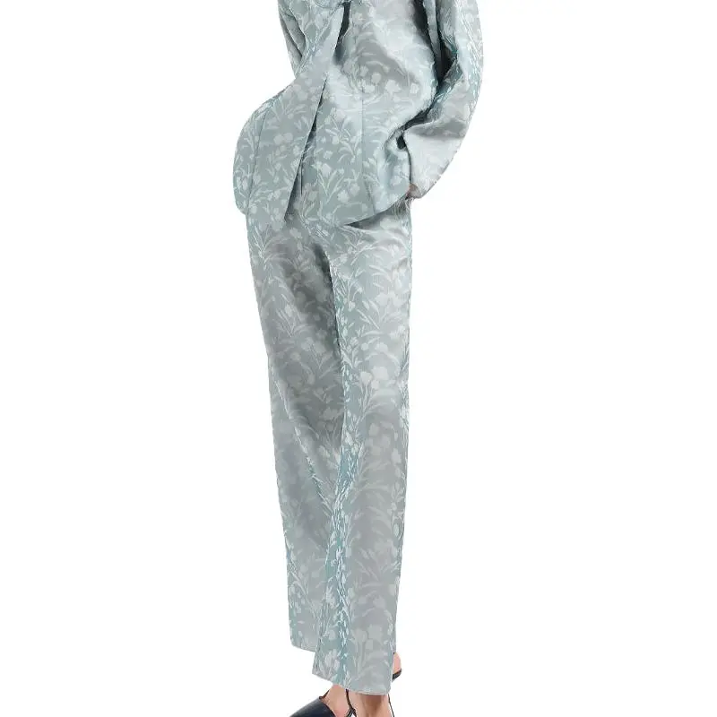 GIORGIO ARMANI FW24 Casual Pants Women's Turquoise-2