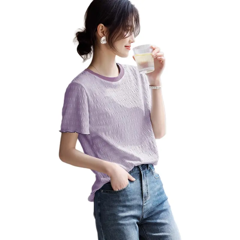 XWI Regular T Shirt Women's Light Purple-4
