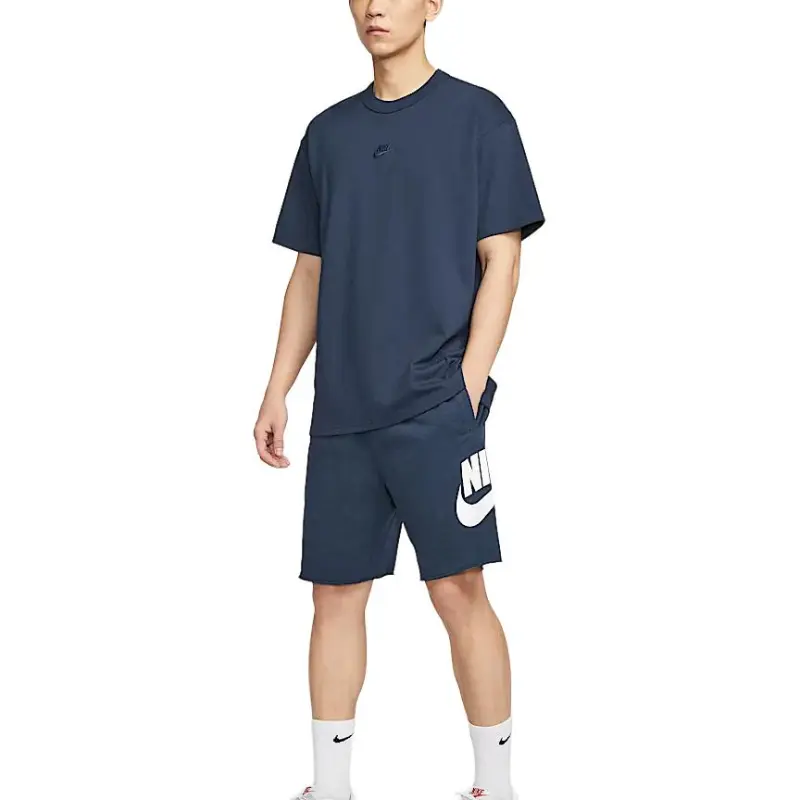Nike Sportswear Premium Essentials T Shirt Men's Obsidian Color-2