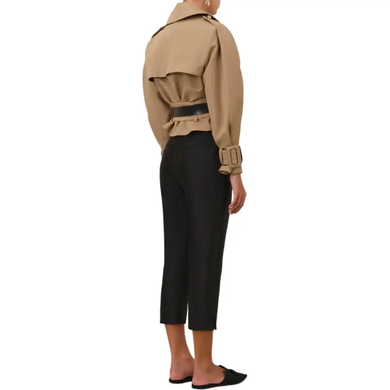 Zimmermann SS25 Trench Coat Women's Khaki-2