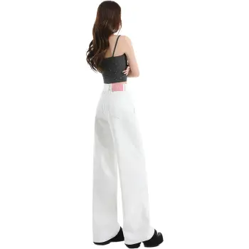 Mu Xiao Xin Jeans Women's White