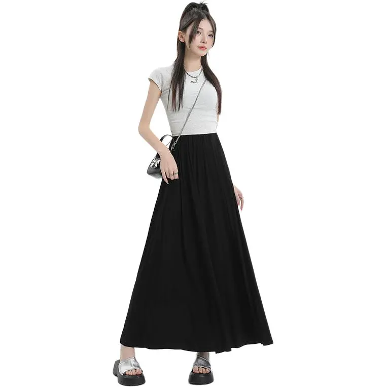 Ordifen Casual Long Skirt Women's-1
