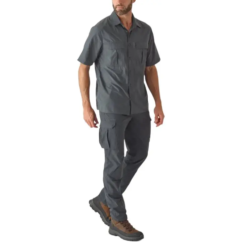 DECATHLON SOLOGNAC100 Collection Shirt Men's Concrete Gray-1