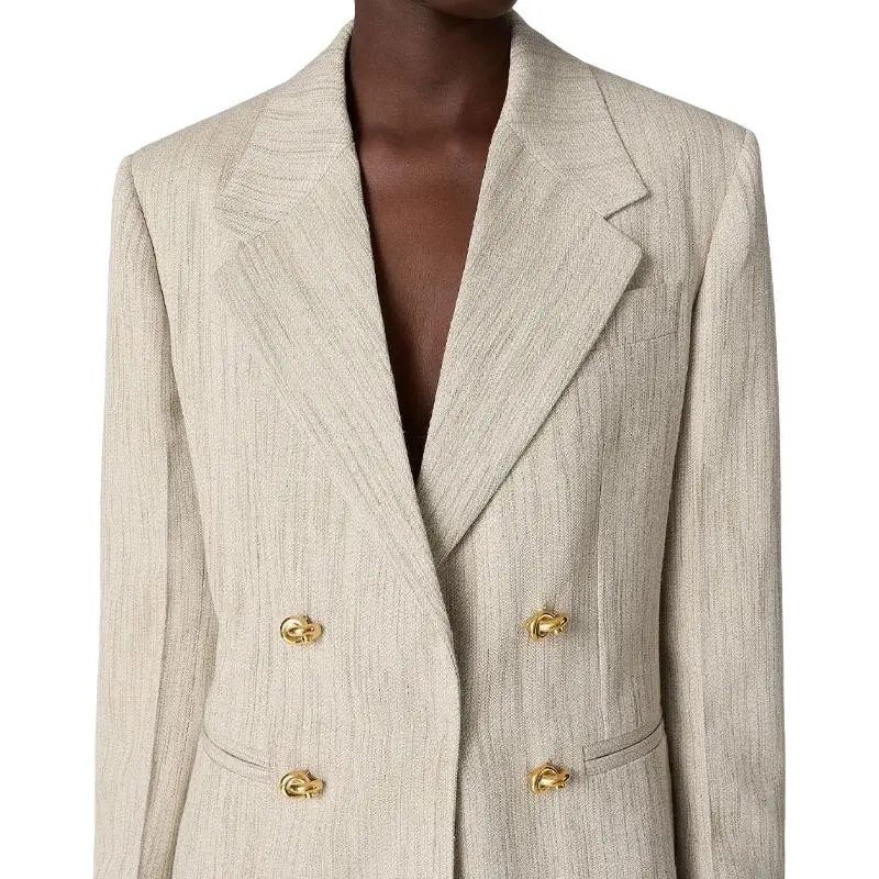 Bottega Veneta SS25 Jackets & Coats Women's Beige-4