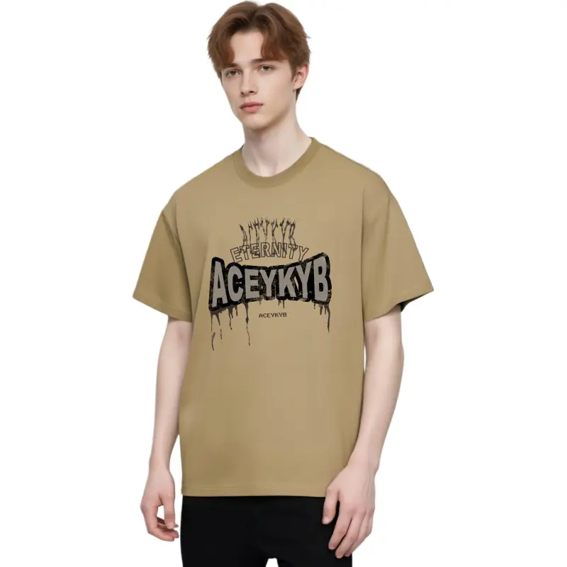 YK&YB T Shirts Unisex Khaki-4