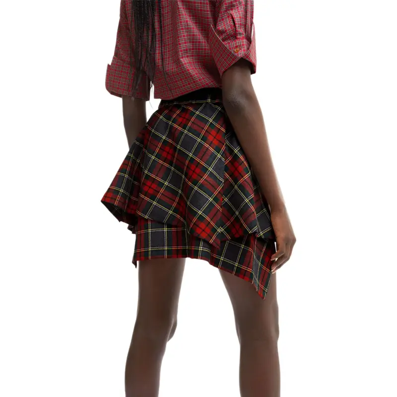 Vivienne Westwood SS25 Casual Short Skirts Women's Red-4
