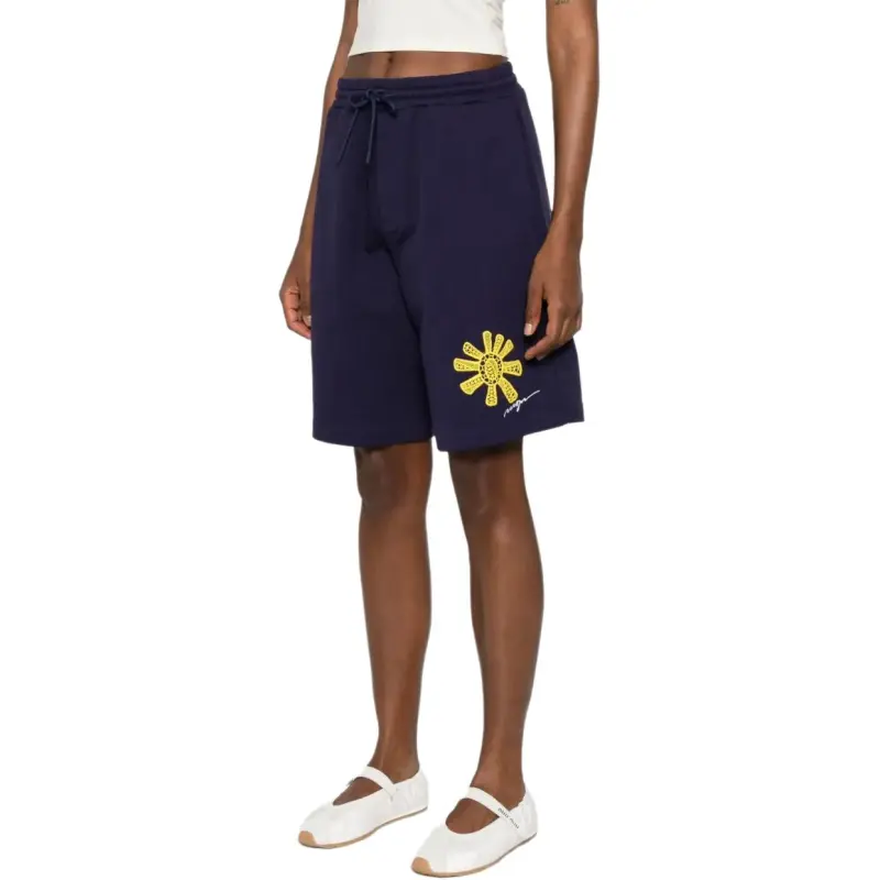 MSGM Embroidered Shorts-3