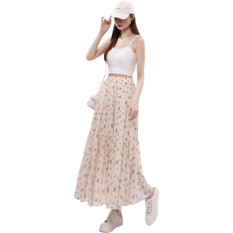 Mu Xiao Xin Casual Long Skirt Women's-5