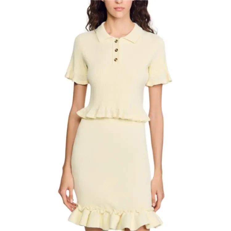 Sandro Flounced Sweater-1