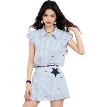La Chapelle Two Piece Skirt Sets Women's