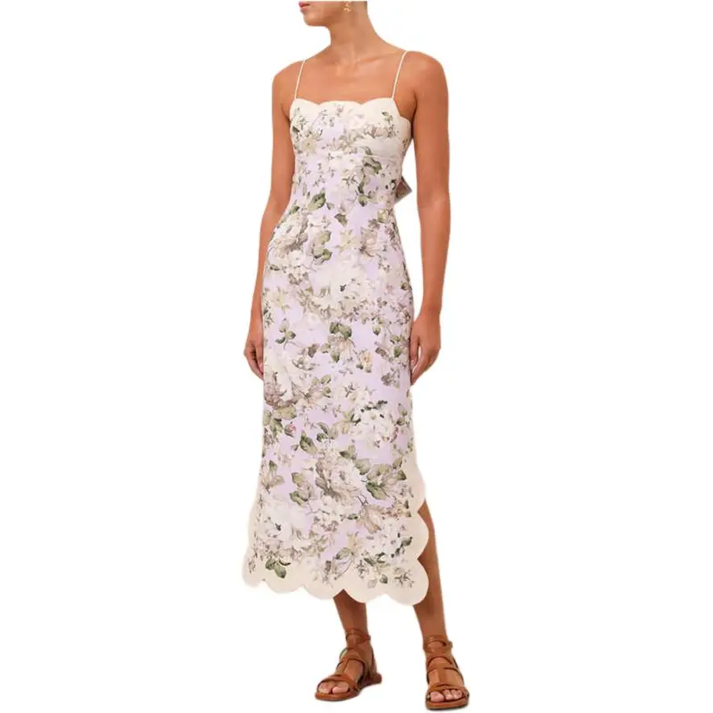 Zimmermann SS25 Slip Dress Women's Lilac Purple-1