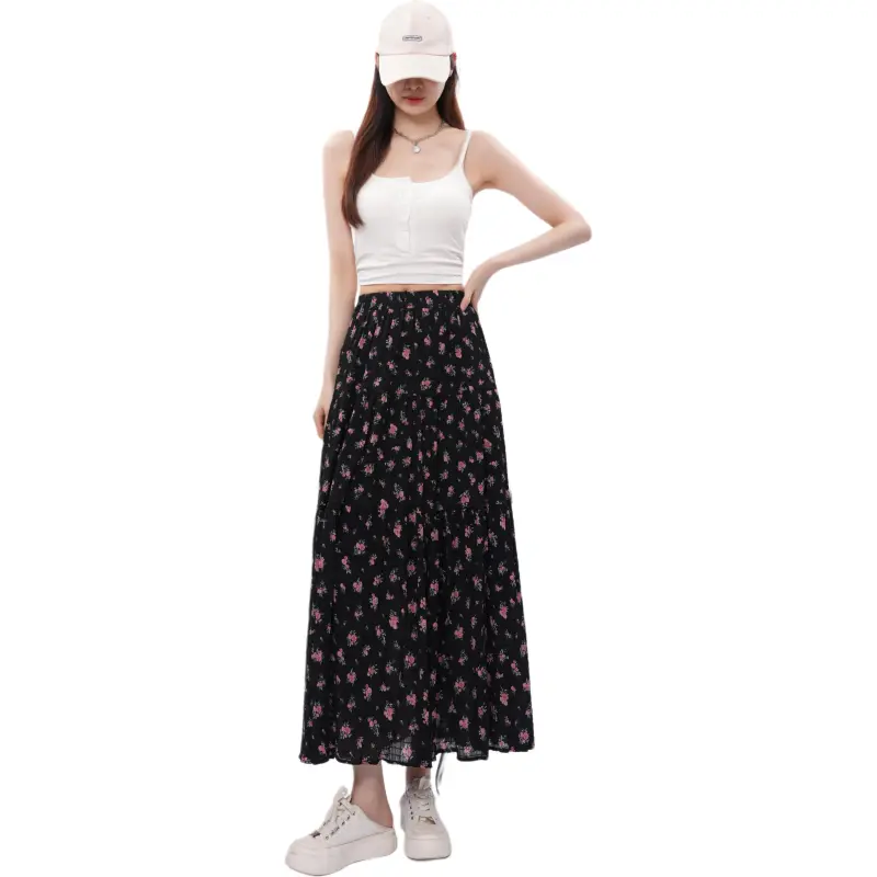 Mu Xiao Xin Casual Long Skirt Women's-12