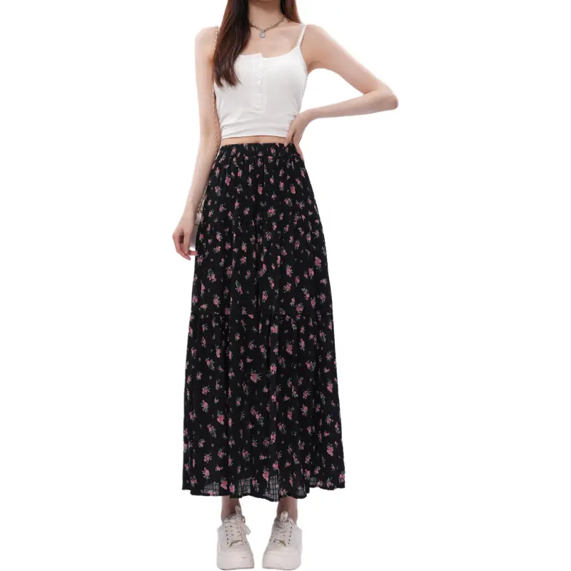 Mu Xiao Xin Casual Long Skirt Women's-10