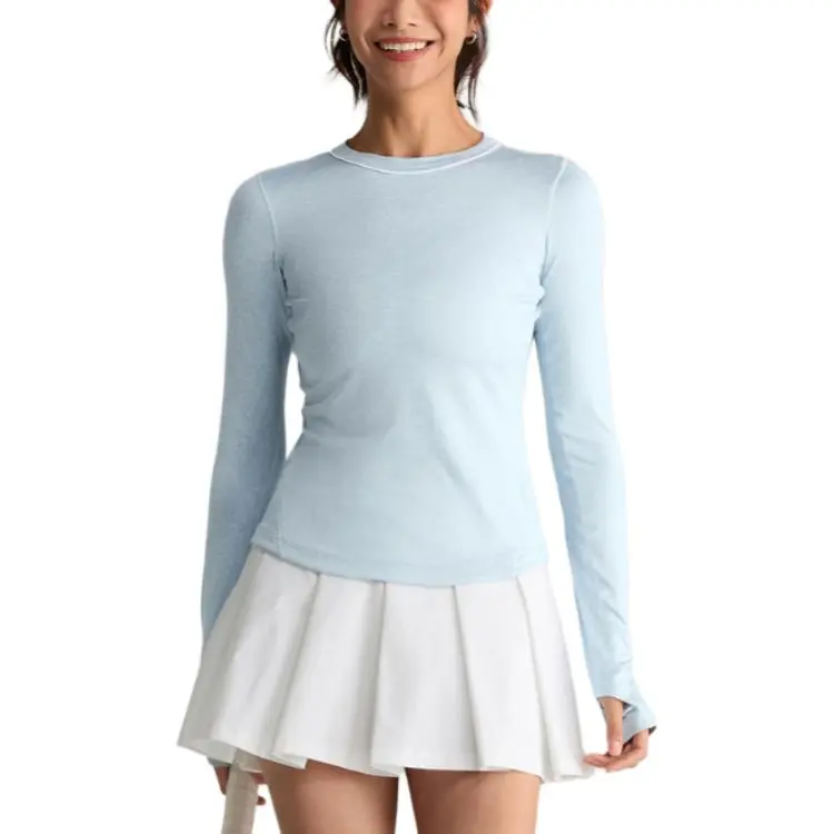 Wilson T Shirt Women's Gray Blue-1