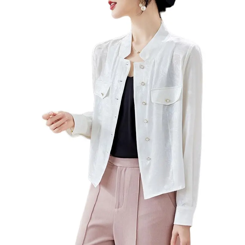 Yi Mengyuan Silk Coat Jacket Women's-4