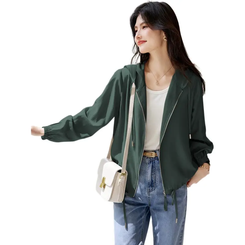 XWI Jackets Coats Women's Peacock Green-2