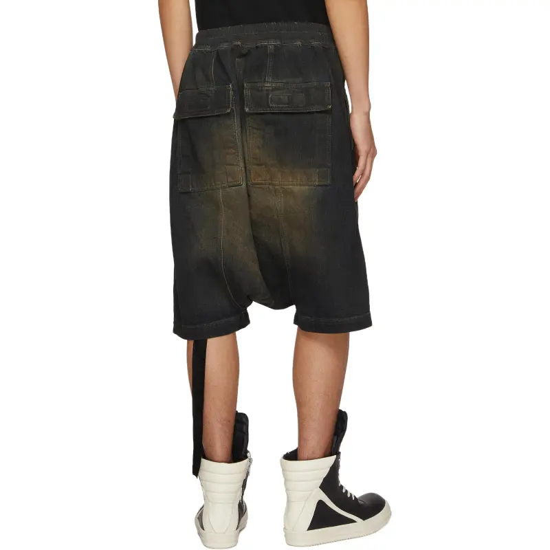 Rick Owens DRKSHDW Denim Shorts Men's-4