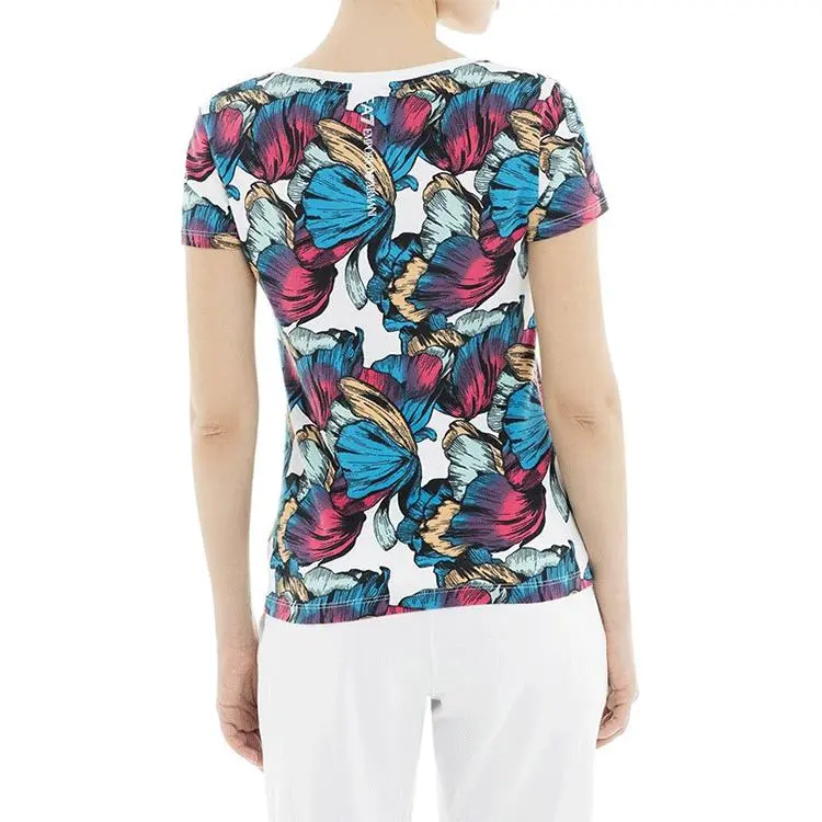 EMPORIO ARMANI EA7 T Shirts Women's White-3