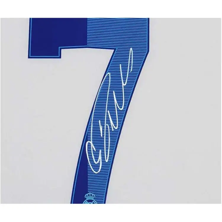 Yi Shot Jersey Real Madrid Soccer Club Included SA Certificate Framed And Collectible-2